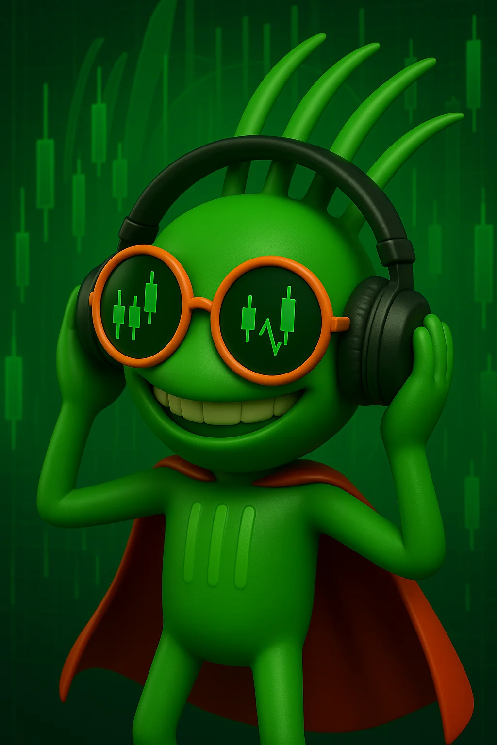 Velatron listening to music